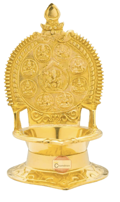 Brass Astalakshmi Vilakku Small